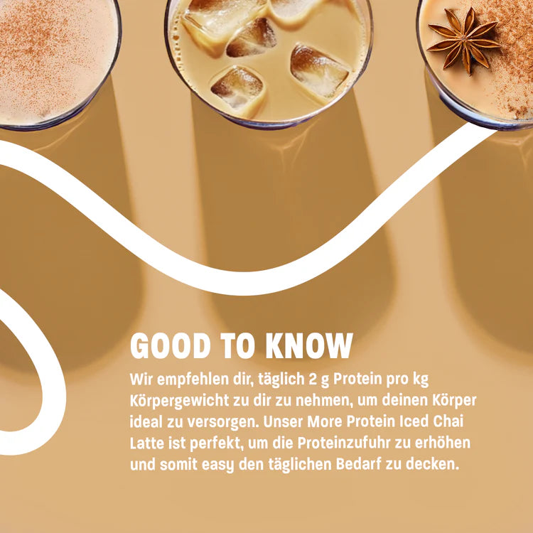 More Protein Iced Chai Latte 2.0