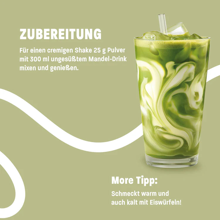 More Protein Iced Matcha Latte