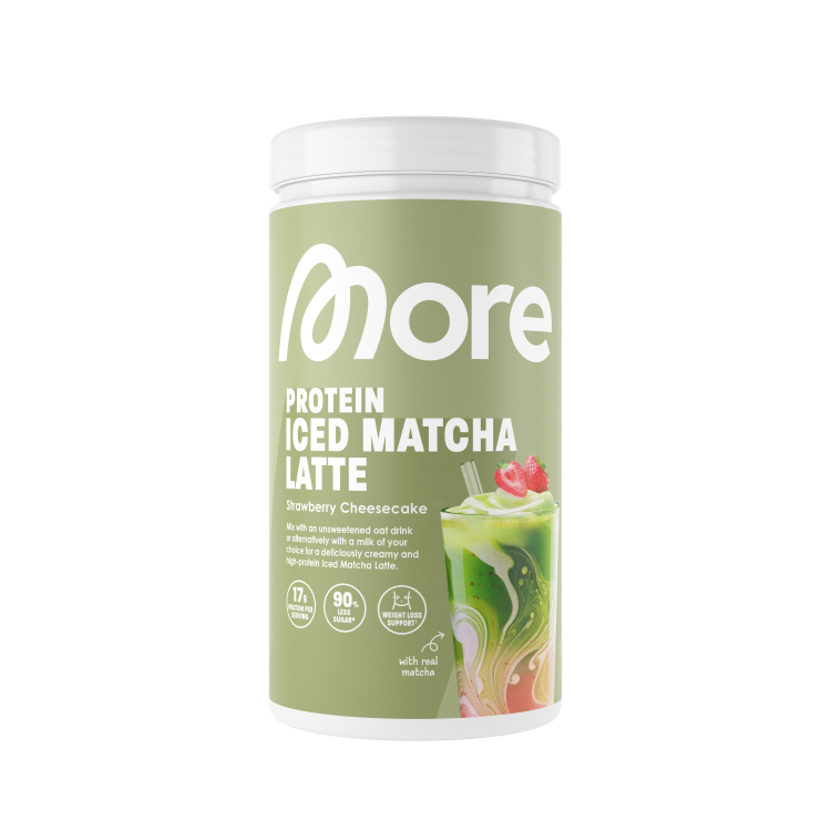 More Protein Iced Matcha Latte