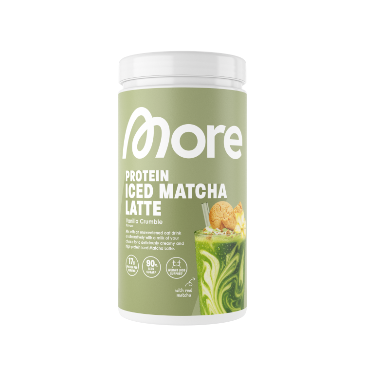 More Protein Iced Matcha Latte