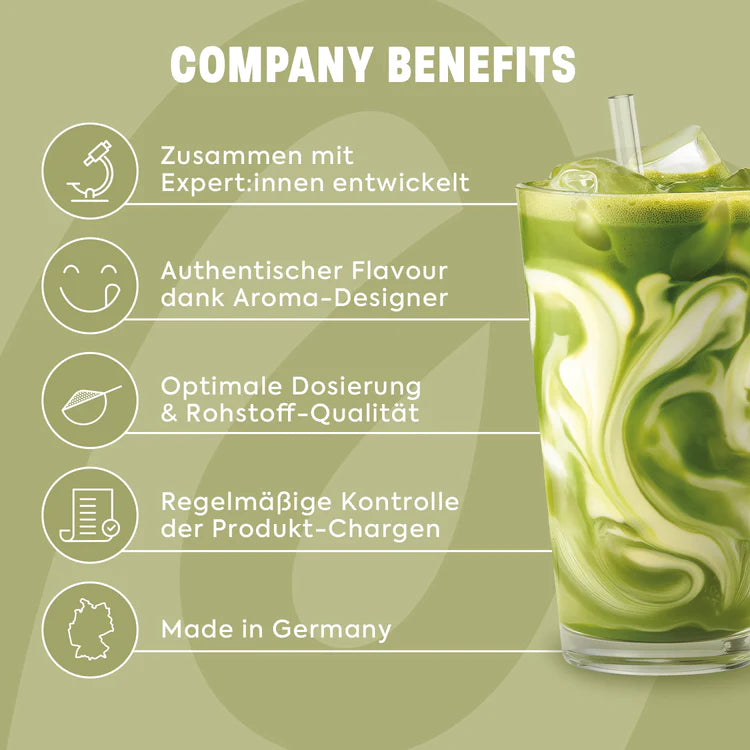 More Protein Iced Matcha Latte