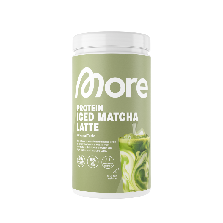 More Protein Iced Matcha Latte