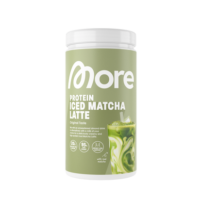 More Protein Iced Matcha Latte