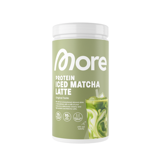 More Protein Iced Matcha Latte